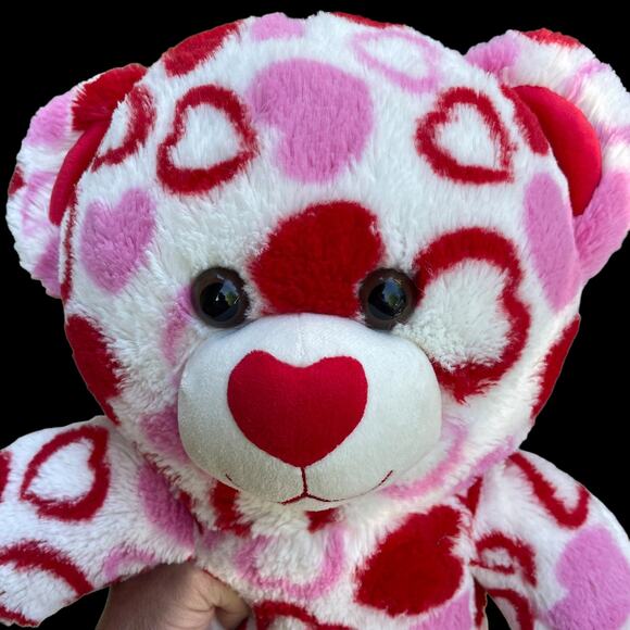 Build A Bear Hearts Teddy Bear Plush 2013 Retired Stuffed Valentine Love READ - Picture 15 of 16
